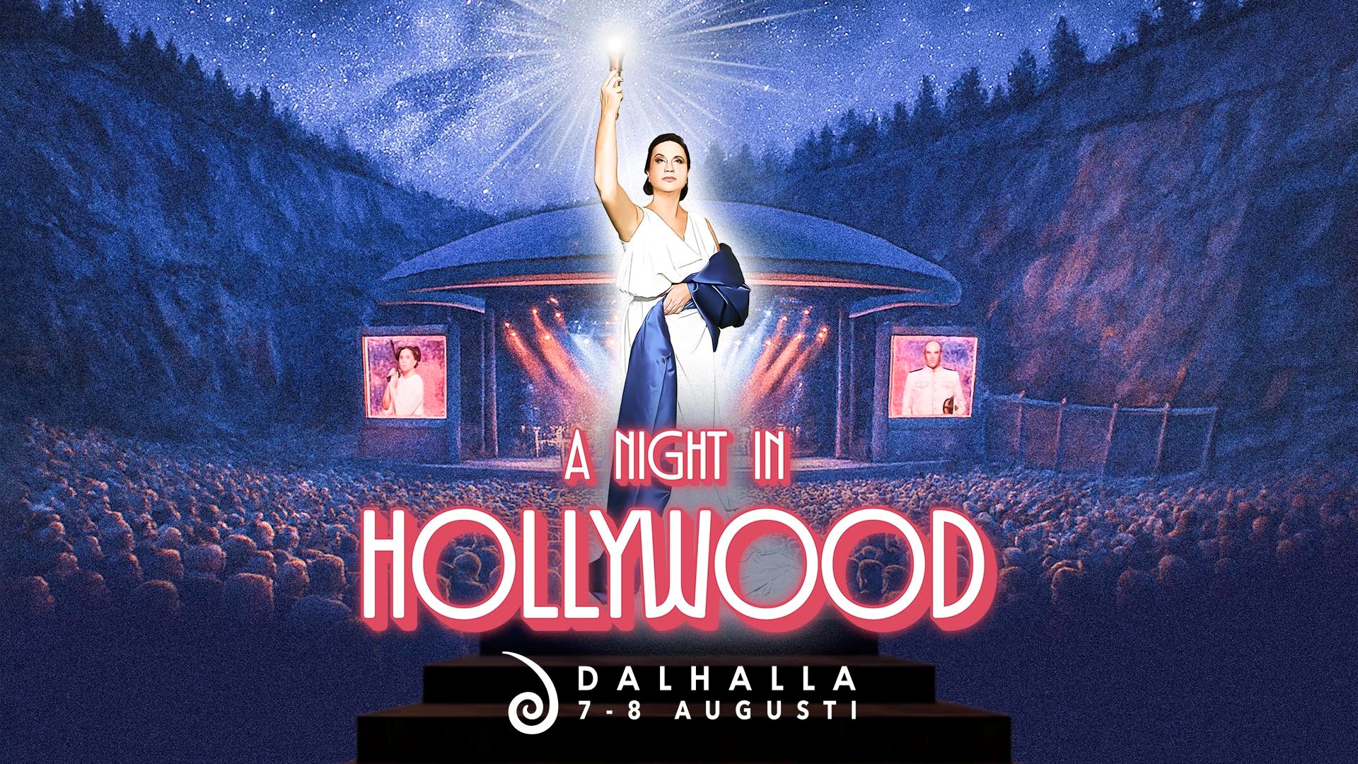 A night in Hollywood, Dalhalla. 8-9/8